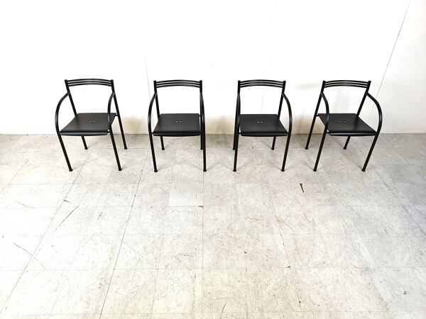 Fauteuils Francesca par Philippe Starck pour Baleri Italia, Espagne, 1982, Set de 4