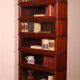 Globe Wernicke Library in mahogany with 6 elements and drawer.
