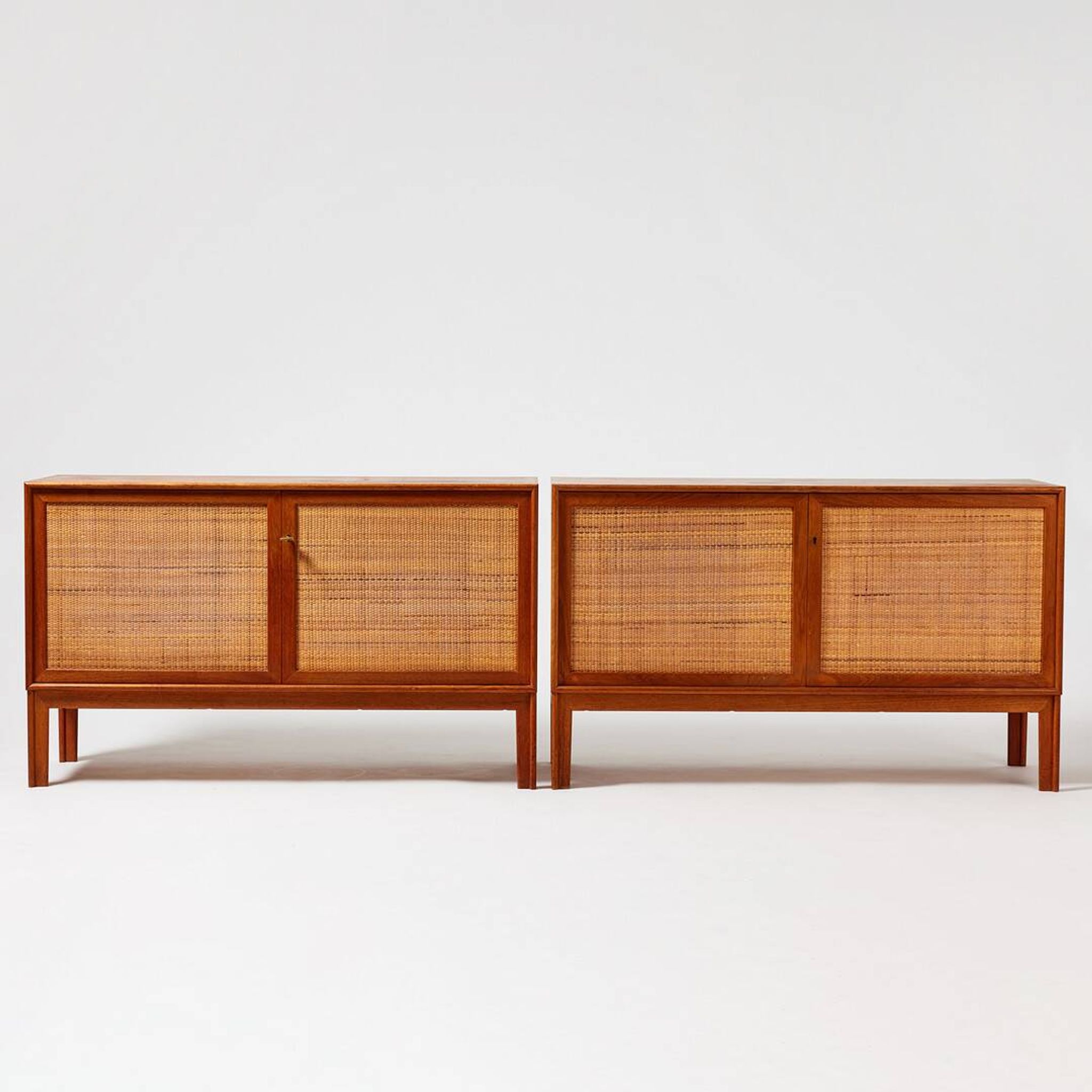 2x mid-century teak sideboards alf svensson
