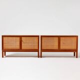 2x mid-century teak sideboards alf svensson