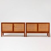 2x mid-century teak sideboards alf svensson