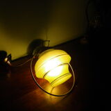 Art deco pendant lamp from the 1920s/1940s with opaline