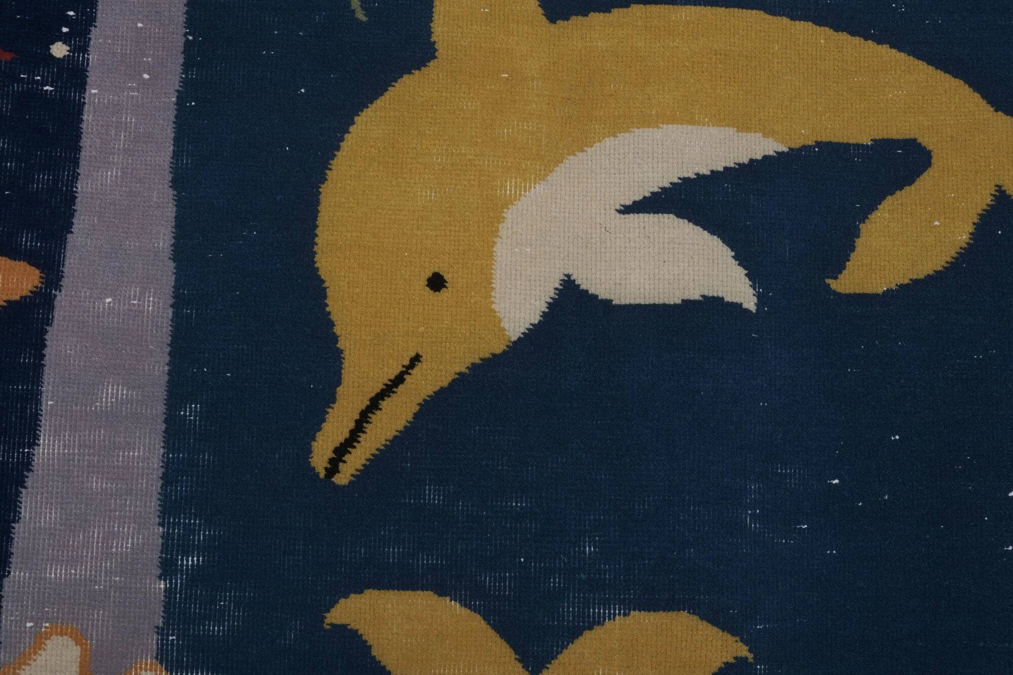 Vintage handmade Turkish rug 120x177 cm