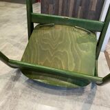 Fauteuil de salon baumann lounge vert vintage années 70