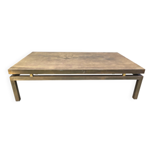 Table basse en laiton