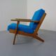 Danish GE290 Chair in Oak and Kvadrat Hallingdal by Hans J. Wegner for Getama, 1960s