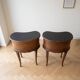 Pair of Louis XV nightstands in walnut