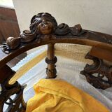 Two-seater canapé and two Neo-Renaissance armchairs from 1890.