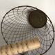 Wire paper basket, office accessory