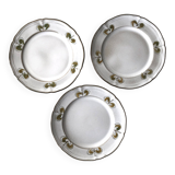 Set of 3 ceramic plates