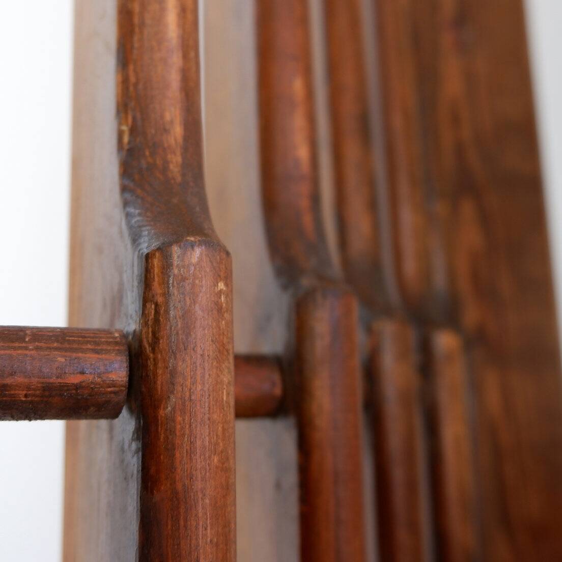 Vintage wooden room divider - 1960s