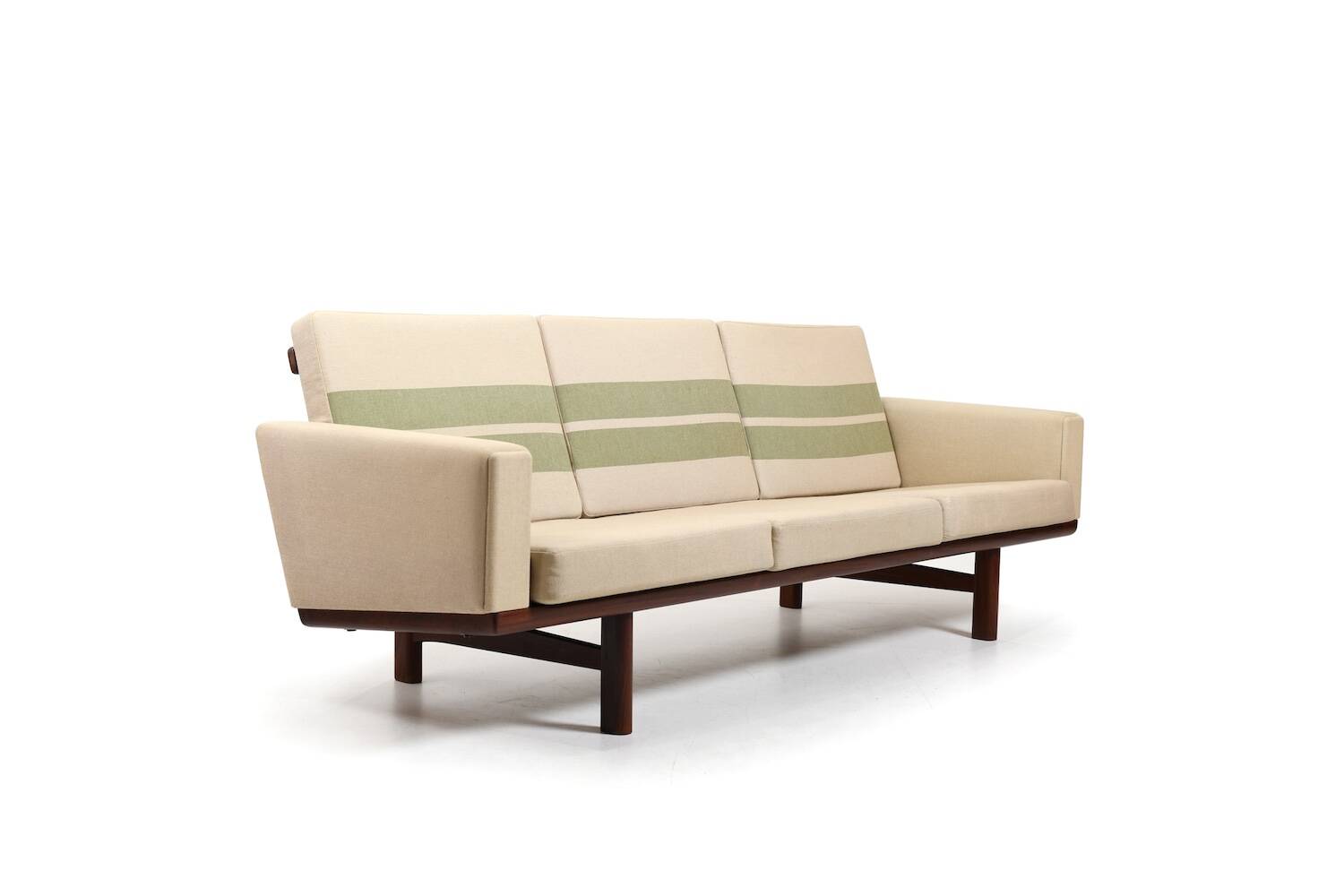 GE-236/3 Sofa in Teak by Hans J. Wegner 1960s