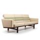 GE-236/3 Sofa in Teak by Hans J. Wegner 1960s