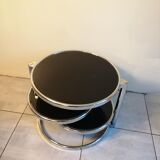 Round coffee table 3 extendable trays