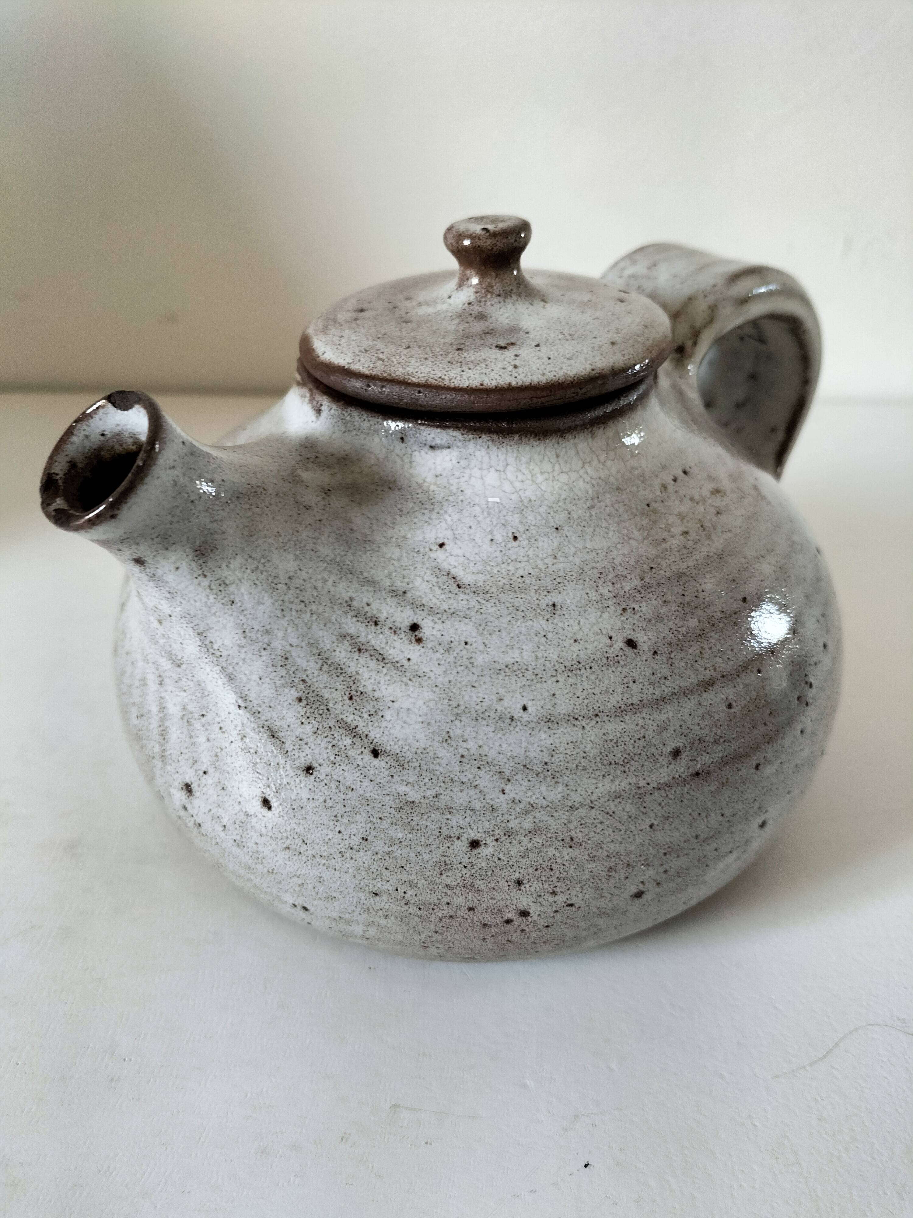 Stoneware teapot from Ratilly – Jeanne and Norbert Pierlot – 1960s/70s