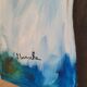 Portrait signed painting on canvas