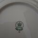 12 assiettes creuses en porcelaine Kahla made in GDR diam 22 cm motif fleurs bleues