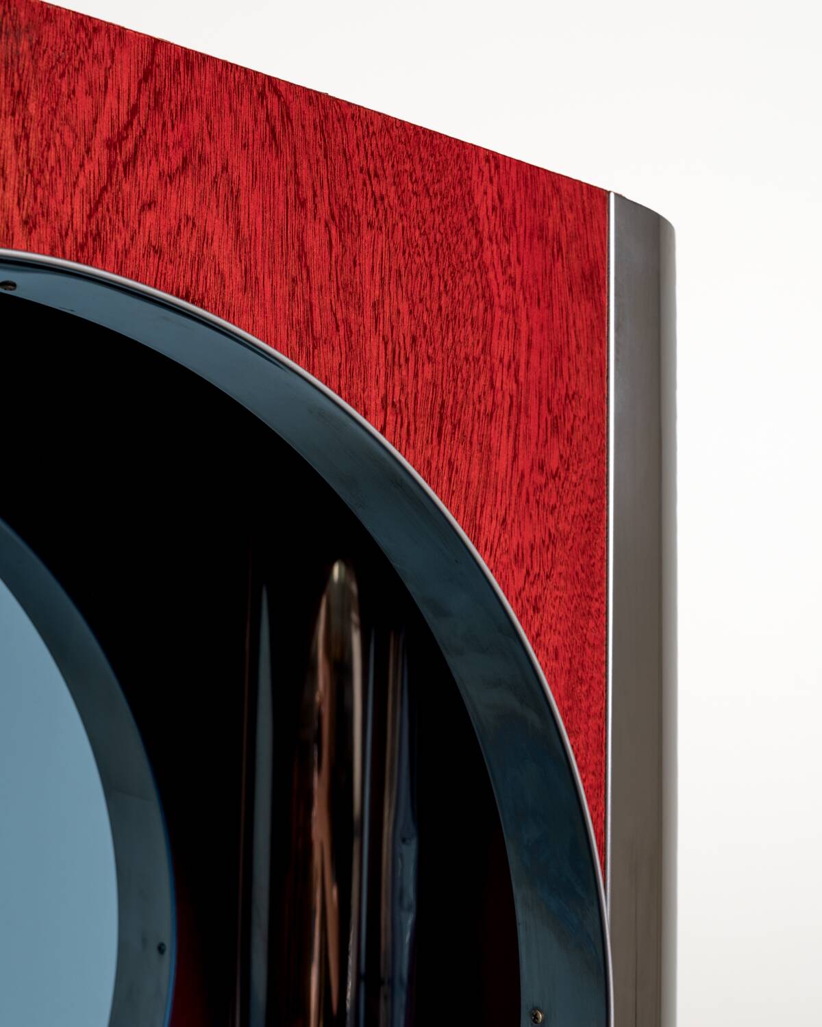Italian display cabinet attributed to Willy Rizzo, 1970s