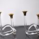 Pair of candle holders Dorothy Thorpe, lucite, 1970