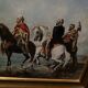 Louis Casavino (1921-1998) Oil on canvas "The falcon hunt"