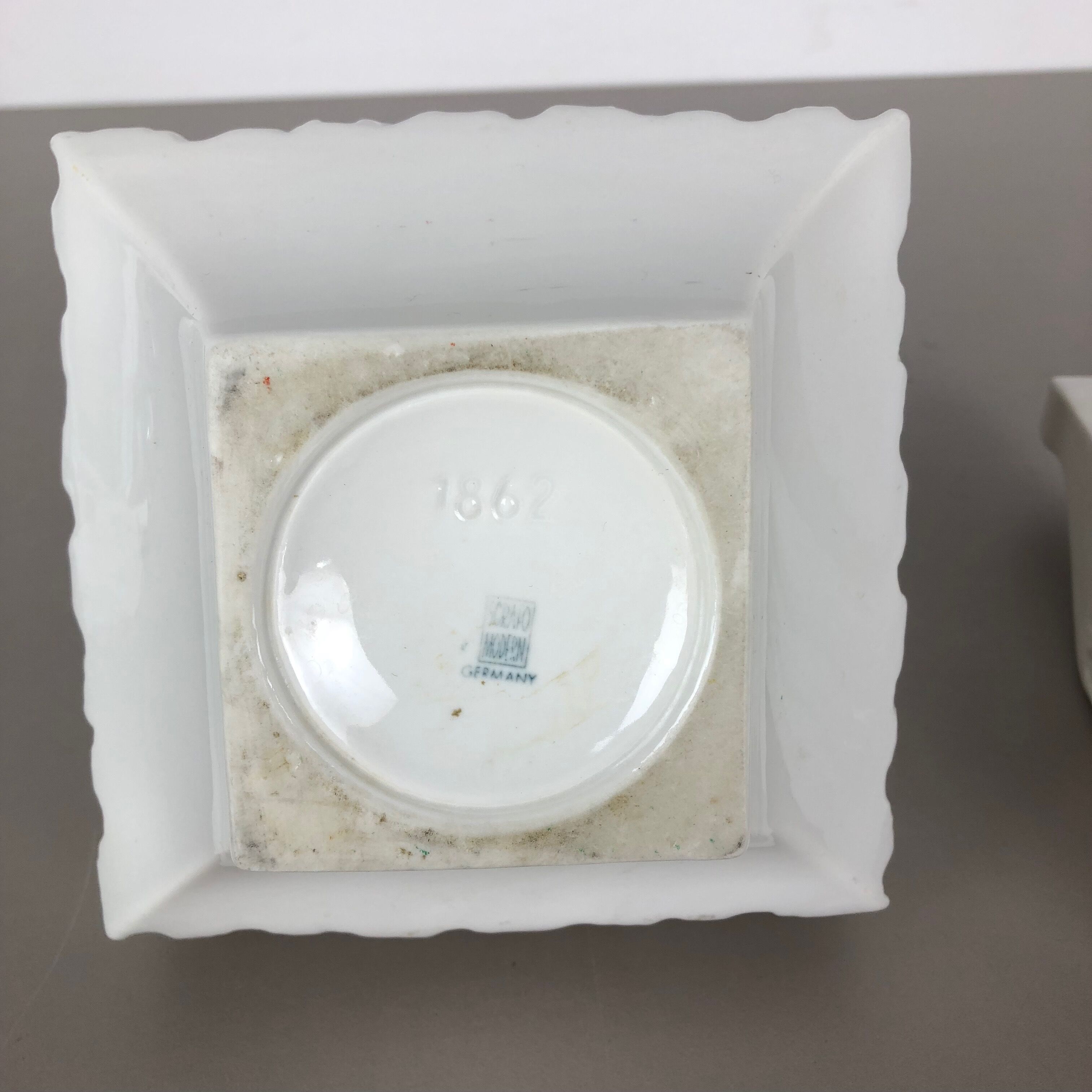 Set of 2 modernist 1960s vase sculptures Peter Müller for Sgrafo Modern, Germany