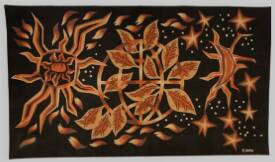 BRAUN ET CIE Tapestry - After Raymond HURTU - Entitled Astral Light