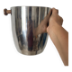 Double-walled stainless steel and wood champagne bucket