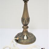 Patinated bronze lamp neo classic vintage style
