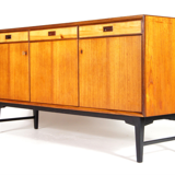 Retro vintage line in Danish teak 60s 70s modern Scandinavian
