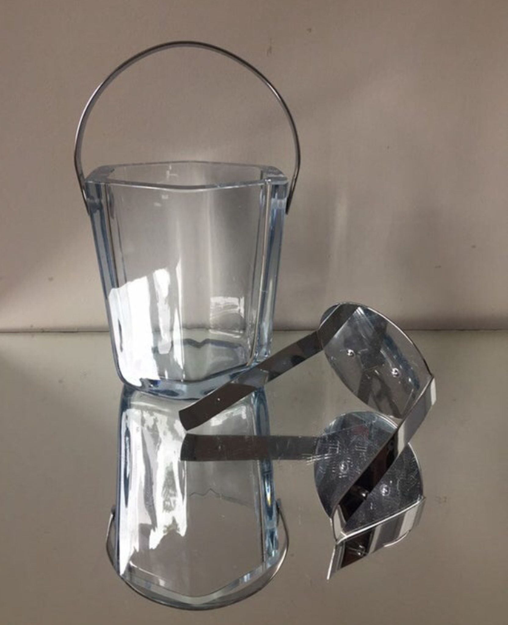 Strombergshyttan crystal  ice bucket 1967