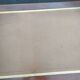Old style flat desk louis xvi leather tray with 2 pulls