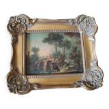 Miniature painting canvas f. butcher