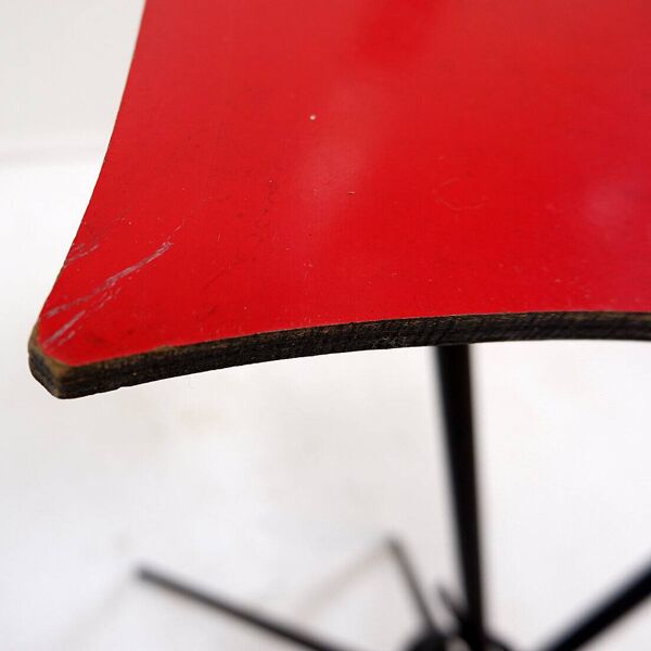 Table d'appoint trèfle, pique, coeur, carreau, Italie 1960