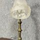 Degué: 1880s gilt bronze desk lamp