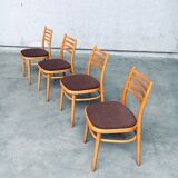 Mid-Century Modern Dining Chairs from Ton, Czechoslovakia, 1968, Set of 4