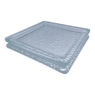 glass design pocket tray 1970s