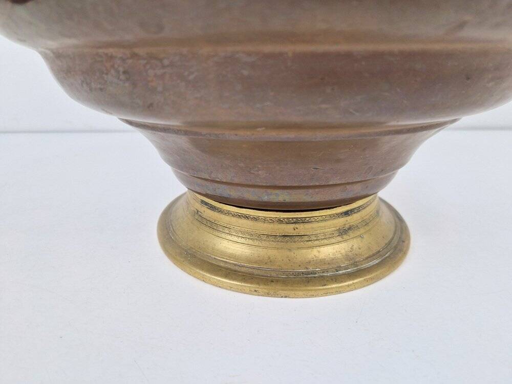 Vintage Copper and Brass Champagne Cooler, France, 1950s