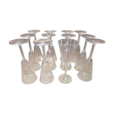 12 Baccarat champagne flutes no. 100-192
