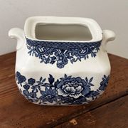 Sugar bowl in English porcelain Enoch Wedgwood Asiatic Pheasants