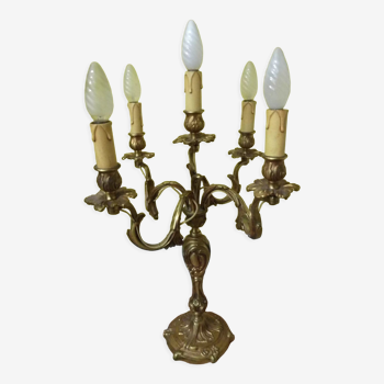 Bronze candlestick, twentieth century