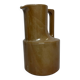 Brenne pottery, off-centre jug in stoneware from the 20th century.