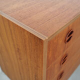 Commode en teck, design danois, années 1970, production: Danemark