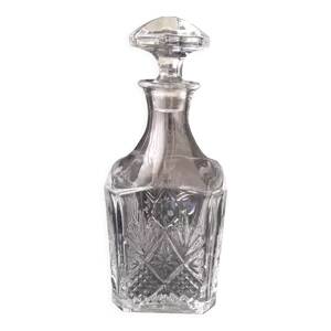 Arques crystal whiskey decanter Fontenay model in its original box