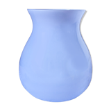Blue opaline ball vase