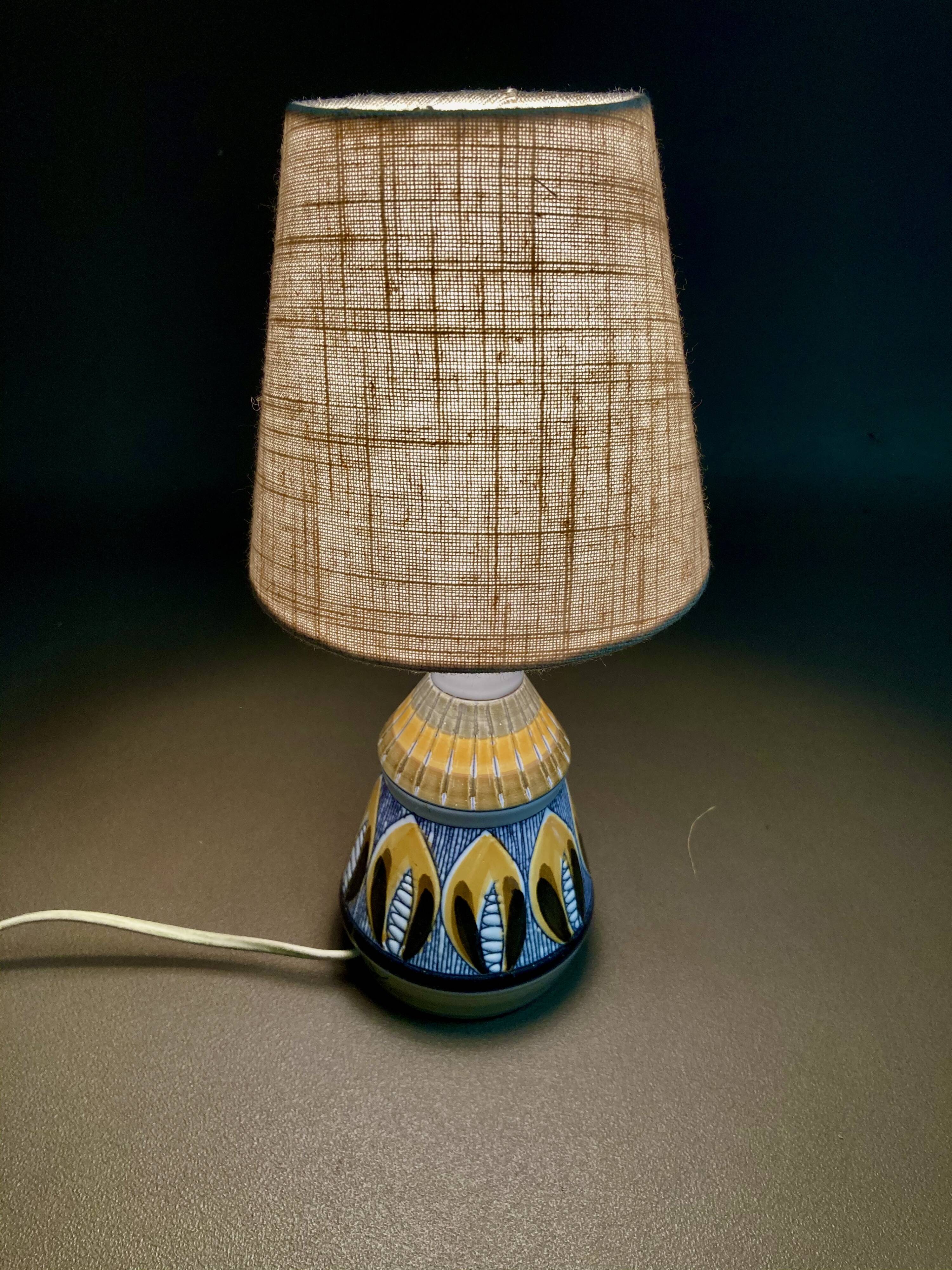 Scandinavian ceramic lamp 1960s