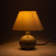 Pied de lampe en grès pyrité années 60
