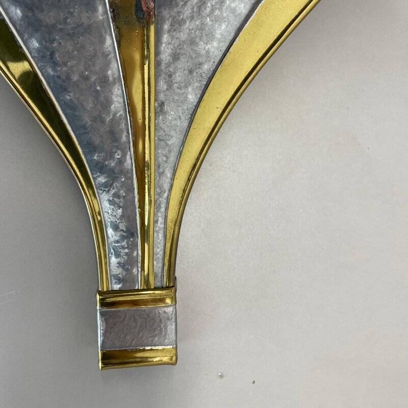 Appliques murales bicolores d'Henri Fernandez pour Honoré, France, années 1970, lot de 2