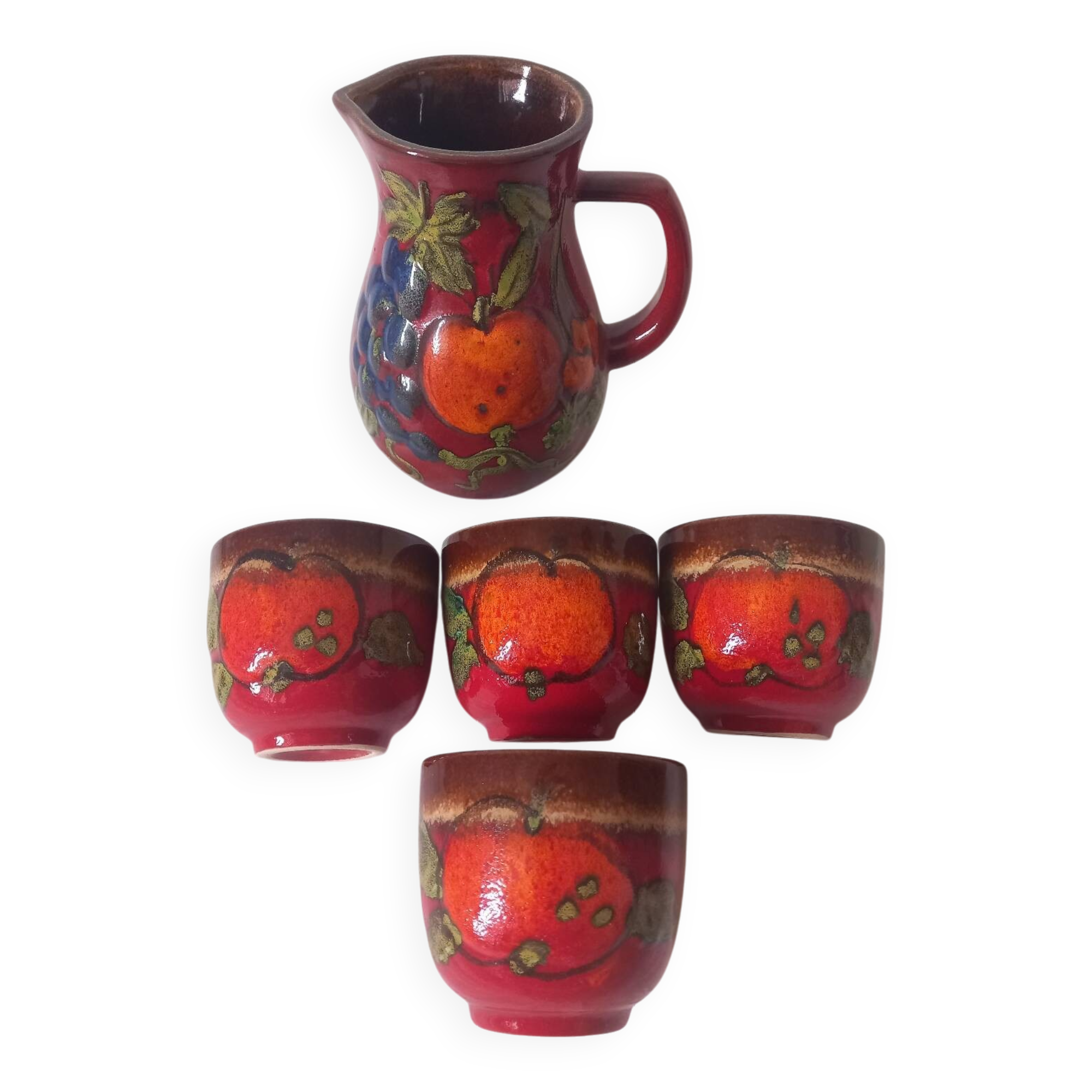 Vintage orangeade service