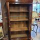 Vitrine restauration en acajou