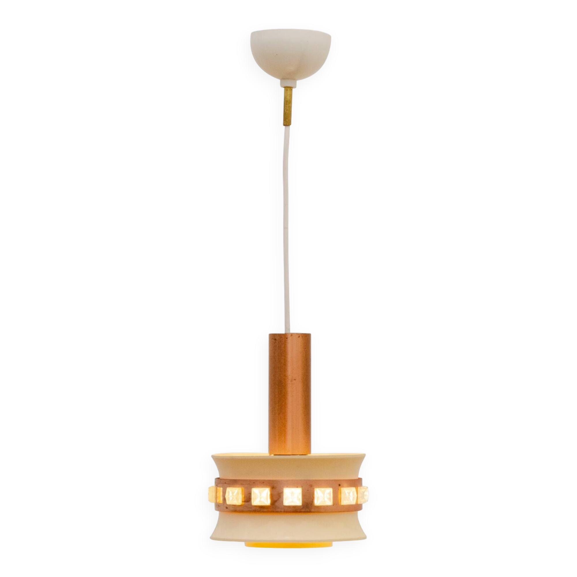Mid century hanging lamp, Czechoslovakia, 1970´s